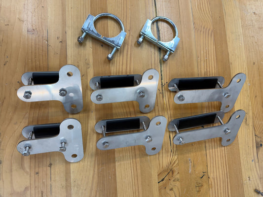 Rooftop Fly Rod Carrier Mounting Kit